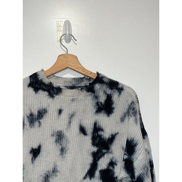 PISTOLA Eva Tie-Dye  Cropped Crewneck Sweater Womens XS - Picture 3 of 10